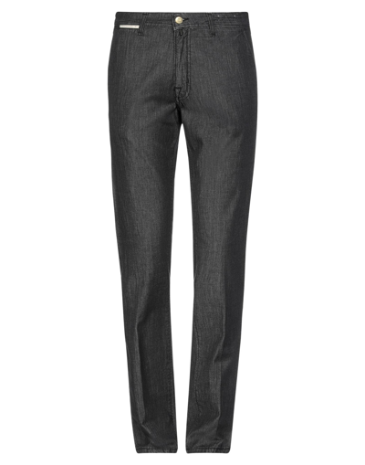 Shop Blu Briglia 1949 Man Jeans Black Size 32 Cotton, Elastane