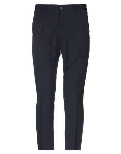 Shop Alessandro Dell'acqua Man Pants Midnight Blue Size 44 Polyester, Viscose, Elastane