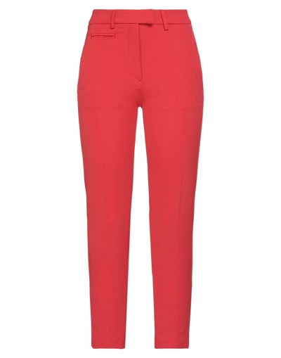 Shop Dondup Woman Pants Red Size 31 Polyester, Elastane