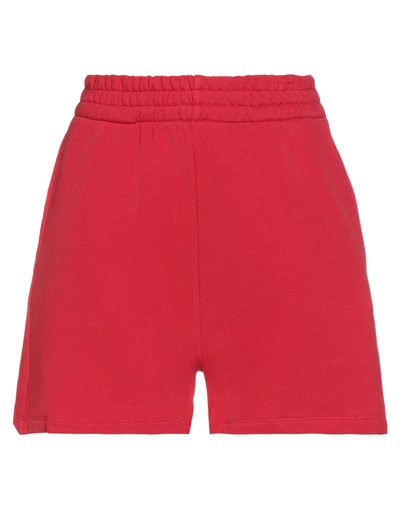 Shop Soallure Woman Shorts & Bermuda Shorts Red Size S Cotton
