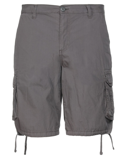 Shop Scout Man Shorts & Bermuda Shorts Lead Size Xl Cotton In Grey