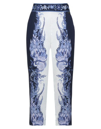 Twinset Cropped Pants In Purple