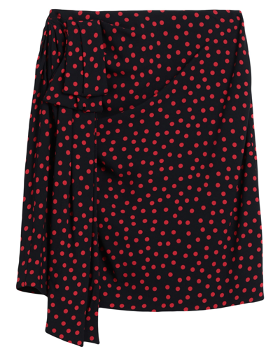 Shop Philosophy Di Lorenzo Serafini Woman Mini Skirt Black Size 8 Viscose, Elastane