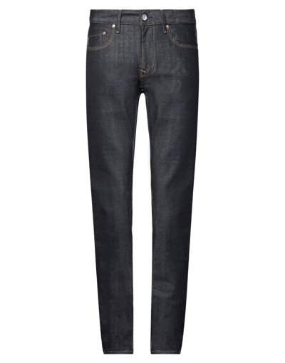 Shop Wesc Man Jeans Blue Size 32w-34l Cotton, Elastane