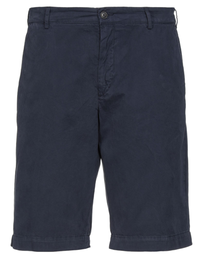 Shop 40weft Man Shorts & Bermuda Shorts Midnight Blue Size 42 Cotton