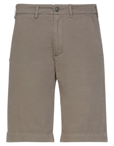 Shop 40weft Man Shorts & Bermuda Shorts Khaki Size 26 Cotton In Beige