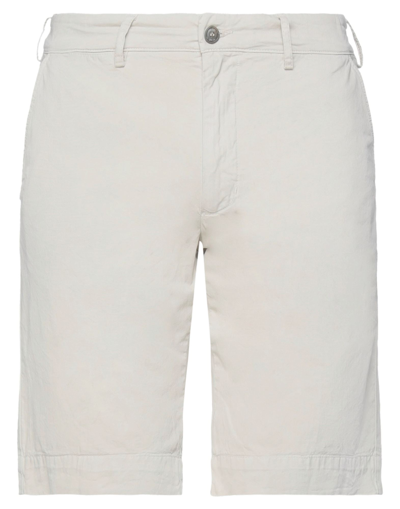 Shop 40weft Man Shorts & Bermuda Shorts Light Grey Size 40 Cotton