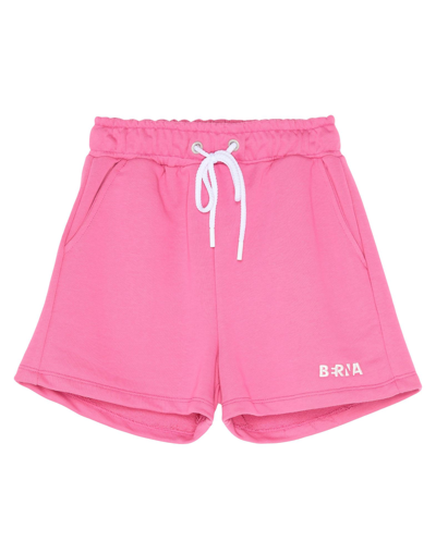 Shop Berna Woman Shorts & Bermuda Shorts Fuchsia Size Xs Cotton, Polyester In Pink