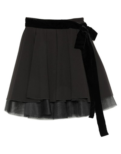 Shop Alessandro Legora Midi Skirts In Black