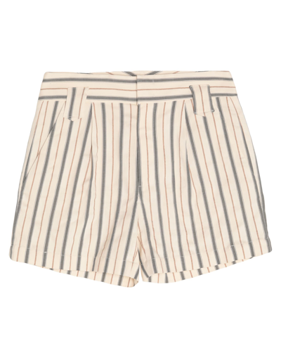 Dondup Woman Shorts & Bermuda Shorts Grey Size 30 Cotton, Viscose, Acetate, Linen, Elastane In Grey