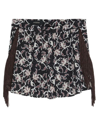 Pinko Twill Tailored Shorts For Men In Black