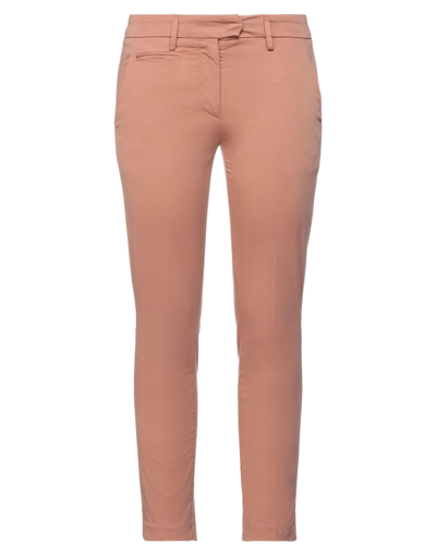 Shop Dondup Woman Pants Blush Size 27 Cotton, Elastane In Pink