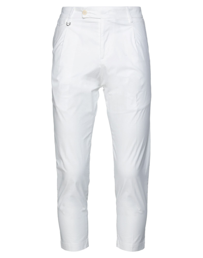 Shop Golden Craft 1957 Man Pants White Size 35 Cotton, Elastane