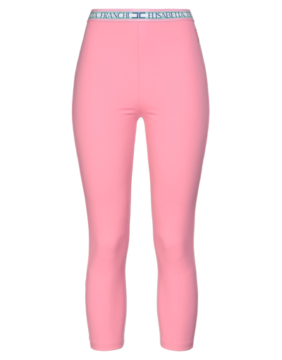 Shop Elisabetta Franchi Woman Leggings Pink Size 8 Polyamide, Elastane
