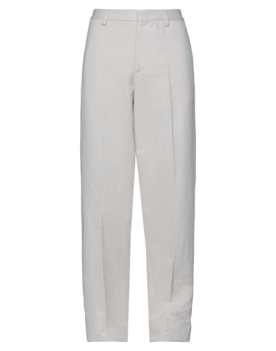 Shop Z-zegna Z Zegna Man Pants White Size 34 Cotton, Linen