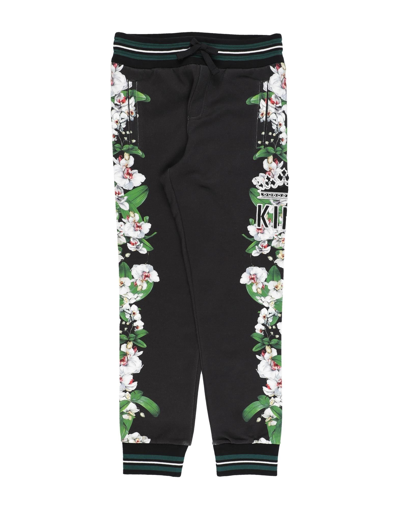 Shop Dolce & Gabbana Toddler Boy Pants Black Size 6 Cotton, Polyester, Viscose, Elastane