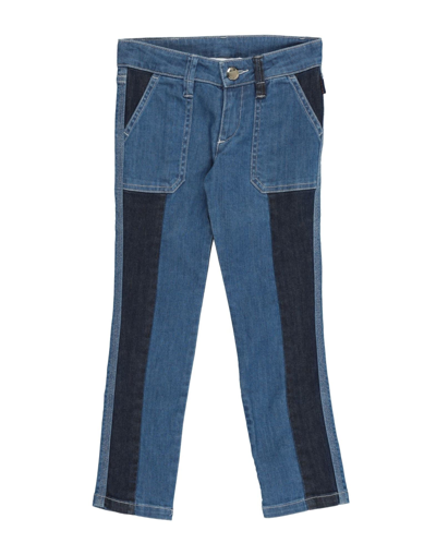 Shop Chloé Toddler Girl Jeans Blue Size 4 Cotton, Elastane