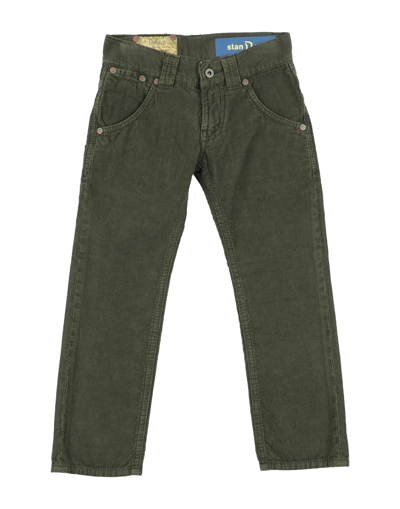Shop Dondup Toddler Girl Pants Military Green Size 4 Cotton, Elastane
