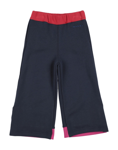 Shop Marni Toddler Girl Pants Midnight Blue Size 6 Cotton