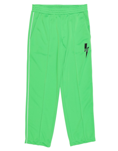 Shop Neil Barrett Pants In Light Green