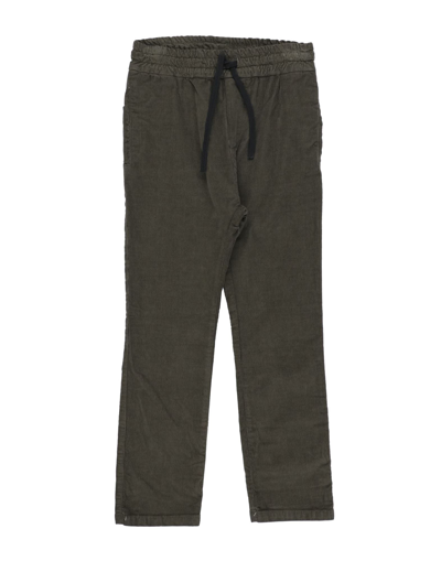 Shop Paolo Pecora Toddler Boy Pants Military Green Size 4 Cotton, Elastane