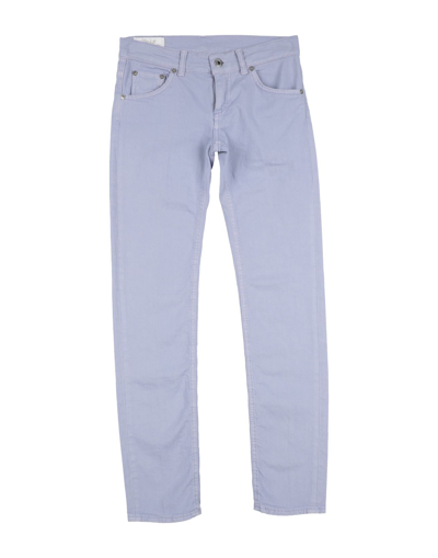 Shop Dondup Toddler Boy Jeans Lilac Size 4 Cotton, Elastane In Purple