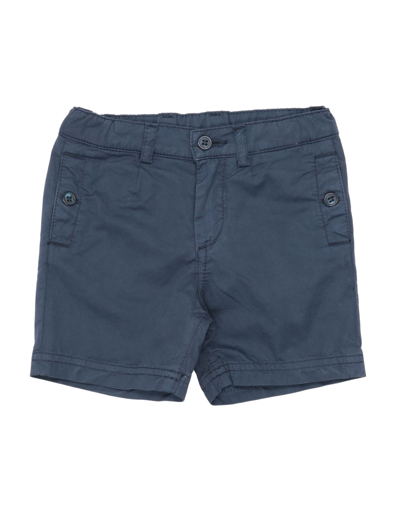 Shop Dolce & Gabbana Newborn Boy Shorts & Bermuda Shorts Midnight Blue Size 3 Cotton In Dark Blue