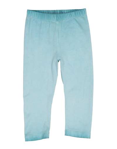 Shop Please Toddler Girl Leggings Turquoise Size 4 Cotton, Elastane In Blue