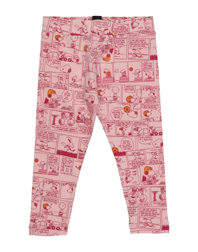Shop Puma X Peanuts Aop Leggings G Toddler Girl Leggings Pink Size 4 Cotton, Elastane