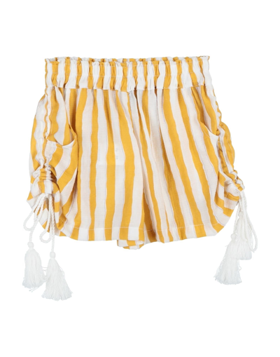 Shop Manila Grace Toddler Girl Shorts & Bermuda Shorts Ocher Size 6 Polyester In Yellow