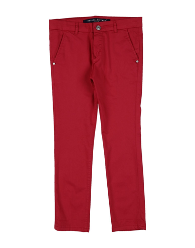 Shop Manuell & Frank Toddler Girl Pants Red Size 6 Cotton, Elastane