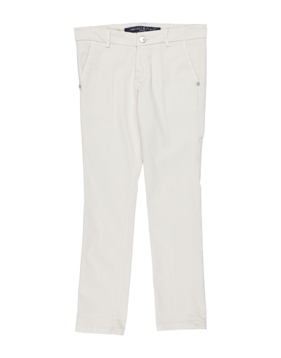 Shop Manuell & Frank Toddler Girl Pants Ivory Size 7 Cotton, Elastane In White
