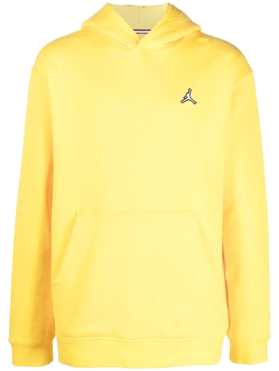 Shop Jordan Pullover Logo-patch Hoodie In 黄色