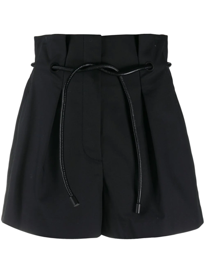 3.1 Phillip Lim Origami Pleated Shorts In Black