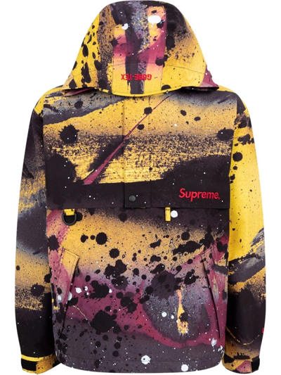 Shop Supreme Gore-tex Printed Jacket In Yellow