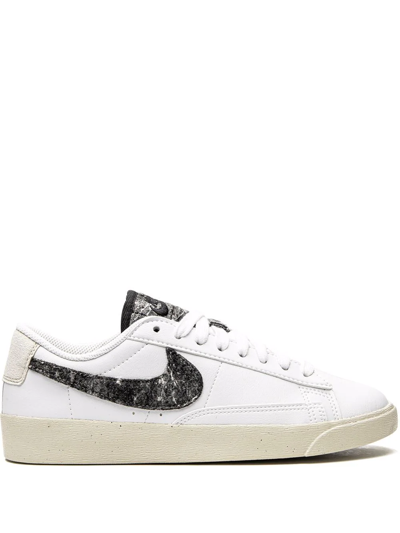 Shop Nike Blazer Low Se "recycled Wool Pack" Sneakers In White