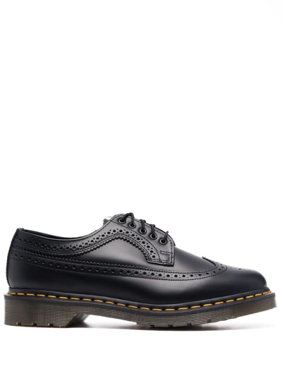 Dr. Martens' Dr. Martens Man Lace-up Shoes Black Size 11 Leather In Schwarz