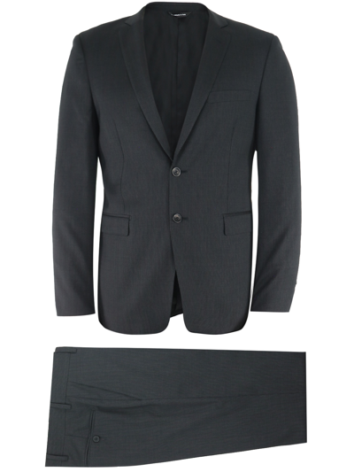 Shop Tonello Black Wool Suit
