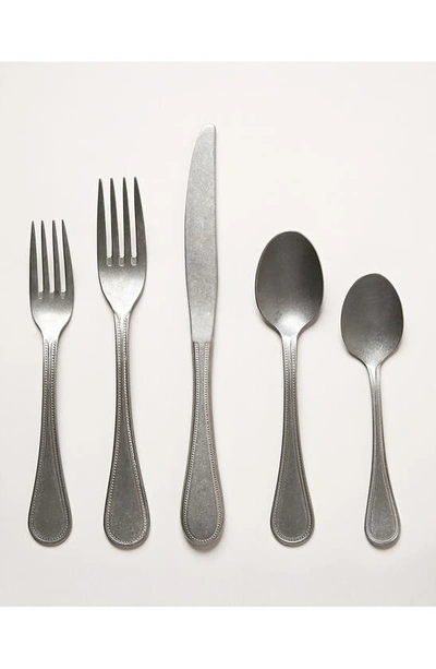 Shop Farmhouse Pottery Coventry 5-piece Flatware Place Setting In Silver