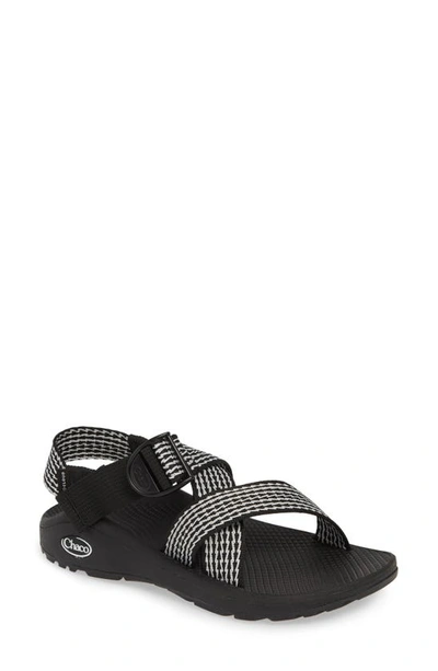 Shop Chaco Mega Z/cloud Sport Sandal In Prong Black Fabric