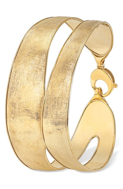 Shop Marco Bicego Lunaria Double Cuff Bracelet In Yellow