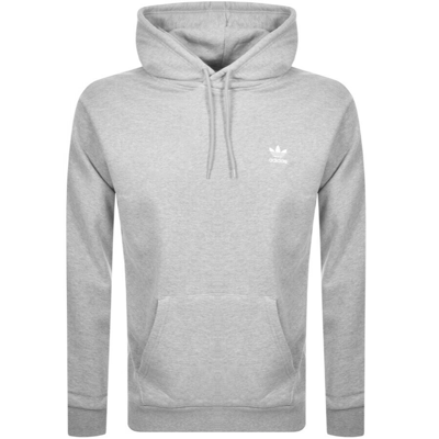 Shop Adidas Originals Essential Hoodie Grey