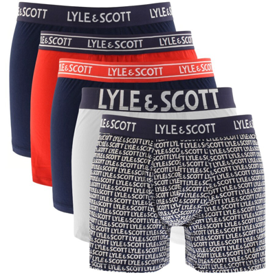 Shop Lyle & Scott Lyle And Scott Five Pack Boxer Shorts In Black