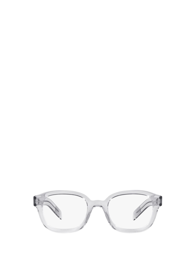 Shop Prada Pr 11wv Crystal Grey Glasses