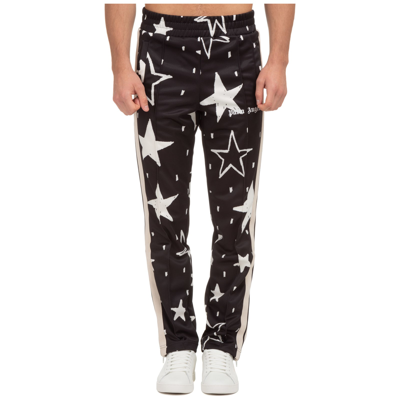 Shop Palm Angels Night Sky Tracksuit Bottoms In Nero