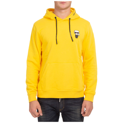Karl Lagerfeld Men's Hoodie Sweatshirt Sweat In Yellow | ModeSens