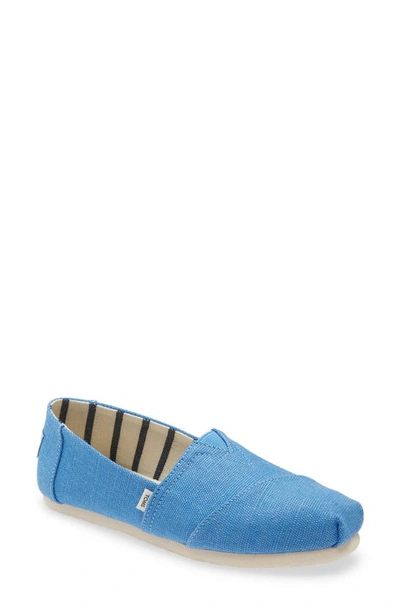 Shop Toms Alpargata Slip-on In Blue