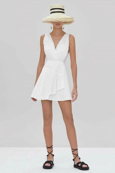 Shop Alexis Fosetta Mini Dress In White