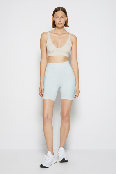 Shop Jonathan Simkhai Standard Emmie Organic Terry Biker Short In Tide