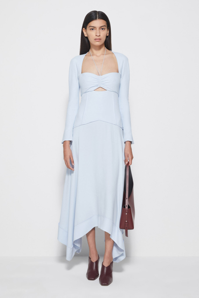 Shop Fall/winter 2021 Ready-to-wear Haven Midi Dress In Mist